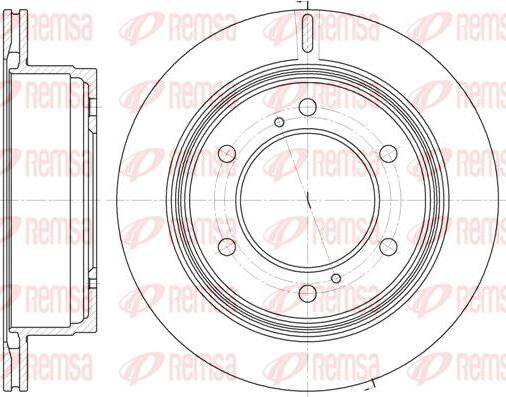 Kawe 61929 10 - Kočioni disk www.molydon.hr