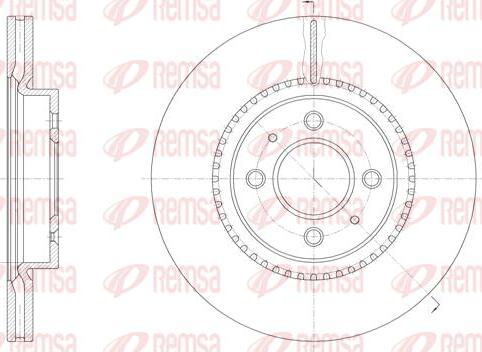 Kawe 61463 10 - Kočioni disk www.molydon.hr