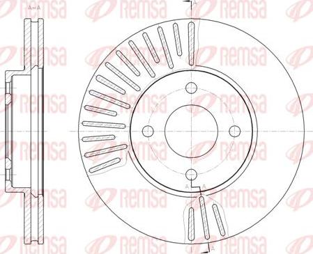 Kawe 61467 10 - Kočioni disk www.molydon.hr