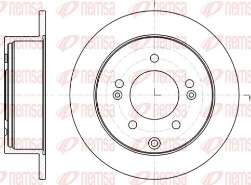 Kawe 61401 00 - Kočioni disk www.molydon.hr