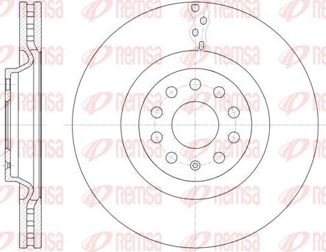 Kawe 61485 10 - Kočioni disk www.molydon.hr