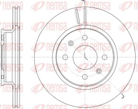 Kawe 61424 10 - Kočioni disk www.molydon.hr