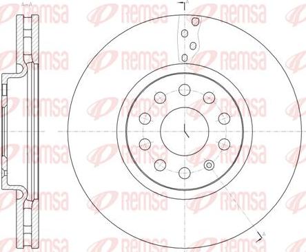 Kawe 61479 10 - Kočioni disk www.molydon.hr