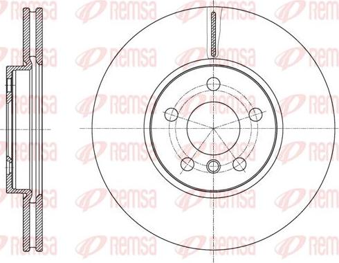 Kawe 61596 10 - Kočioni disk www.molydon.hr