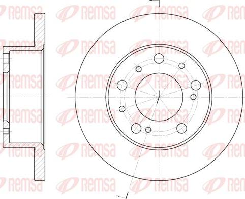 Kawe 6169 00 - Kočioni disk www.molydon.hr