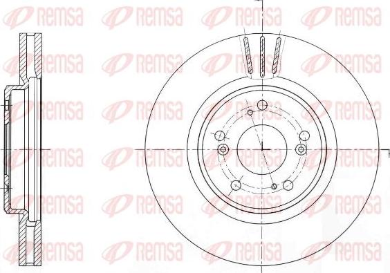 Kawe 61641 10 - Kočioni disk www.molydon.hr