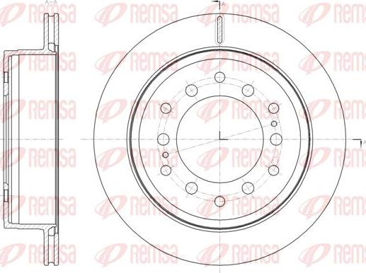 Kawe 61664 10 - Kočioni disk www.molydon.hr