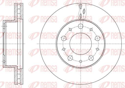 Kawe 61600 10 - Kočioni disk www.molydon.hr