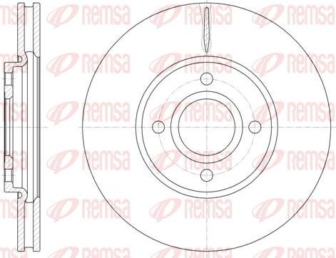 Kawe 61601 10 - Kočioni disk www.molydon.hr