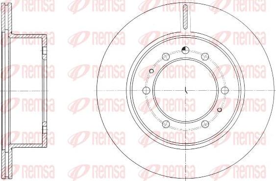 Kawe 61686 10 - Kočioni disk www.molydon.hr