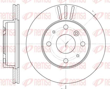 Kawe 61095 10 - Kočioni disk www.molydon.hr