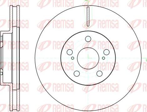 Kawe 61093 10 - Kočioni disk www.molydon.hr