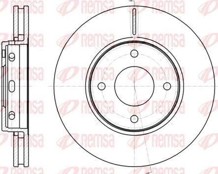 Kawe 61097 10 - Kočioni disk www.molydon.hr