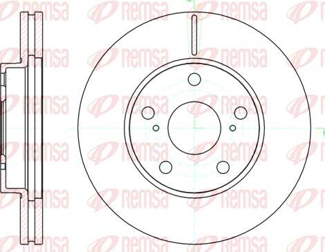 Kawe 61043 10 - Kočioni disk www.molydon.hr