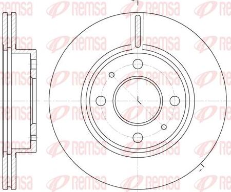 Kawe 6105 10 - Kočioni disk www.molydon.hr