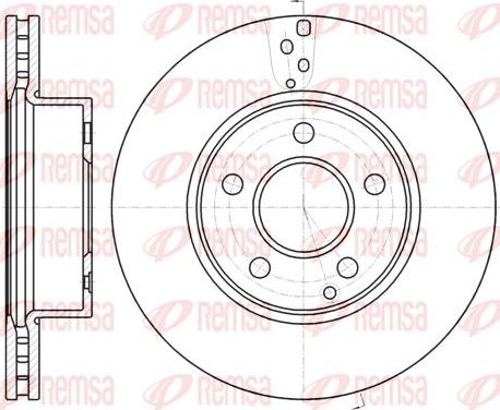 Kawe 61066 10 - Kočioni disk www.molydon.hr