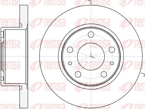 Kawe 61007 00 - Kočioni disk www.molydon.hr