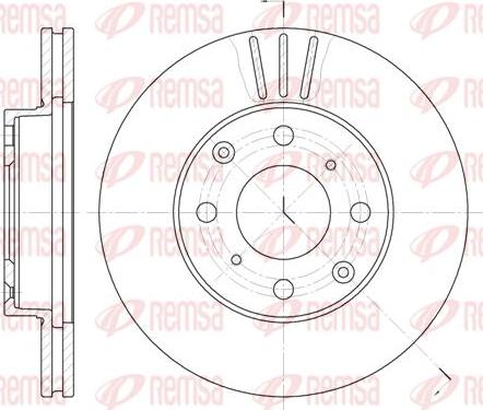 Kawe 6108 10 - Kočioni disk www.molydon.hr