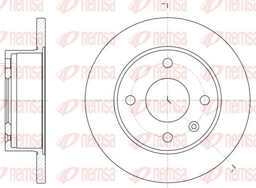 Kawe 6103 00 - Kočioni disk www.molydon.hr