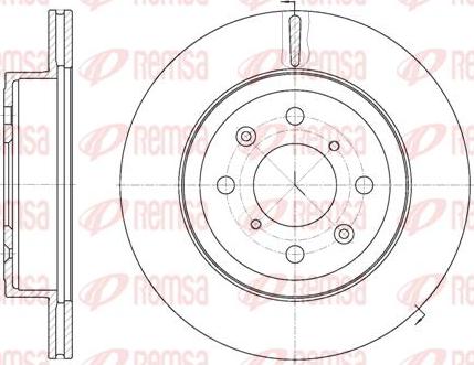 Kawe 61038 10 - Kočioni disk www.molydon.hr