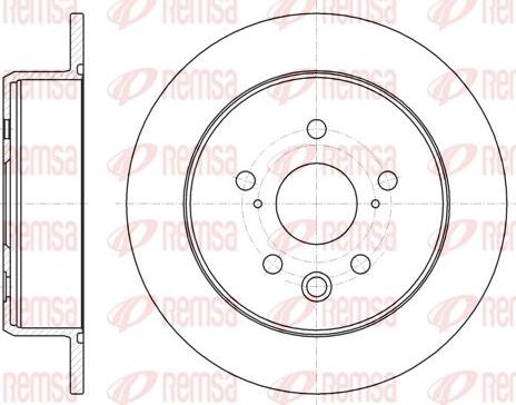 Kawe 61075 00 - Kočioni disk www.molydon.hr