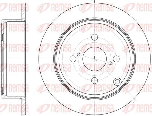 Kawe 61073 00 - Kočioni disk www.molydon.hr