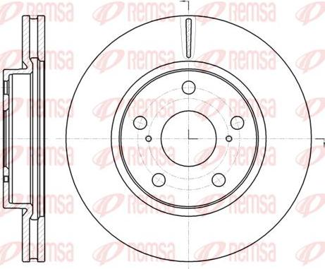 Kawe 61077 10 - Kočioni disk www.molydon.hr