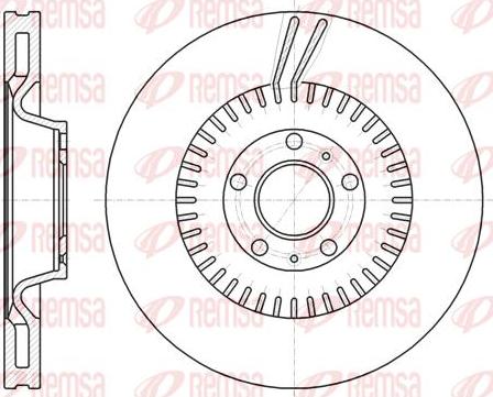 Kawe 61154 10 - Kočioni disk www.molydon.hr