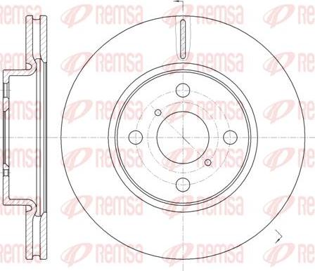 Kawe 61169 10 - Kočioni disk www.molydon.hr