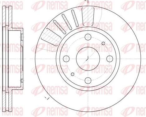 Kawe 6116 10 - Kočioni disk www.molydon.hr