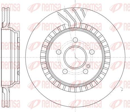 Kawe 61187 10 - Kočioni disk www.molydon.hr