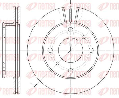 Kawe 6113 10 - Kočioni disk www.molydon.hr