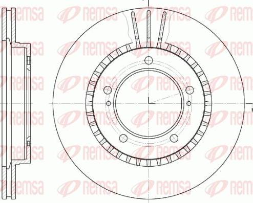 Kawe 61125 10 - Kočioni disk www.molydon.hr