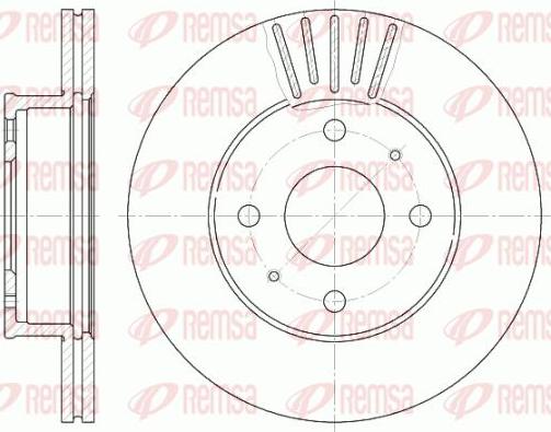 Kawe 61178 10 - Kočioni disk www.molydon.hr