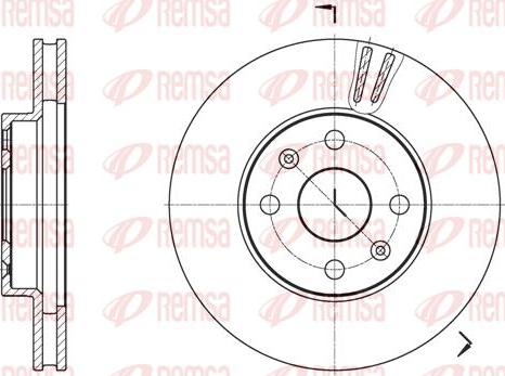 Kawe 61848 10 - Kočioni disk www.molydon.hr