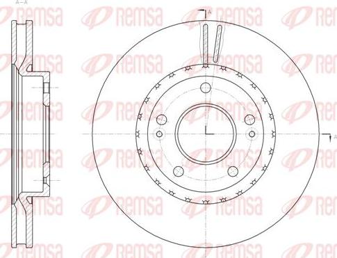 Kawe 61801 10 - Kočioni disk www.molydon.hr