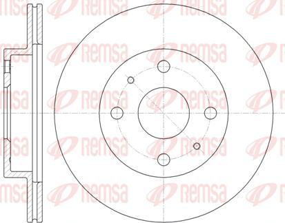 Kawe 61355 10 - Kočioni disk www.molydon.hr