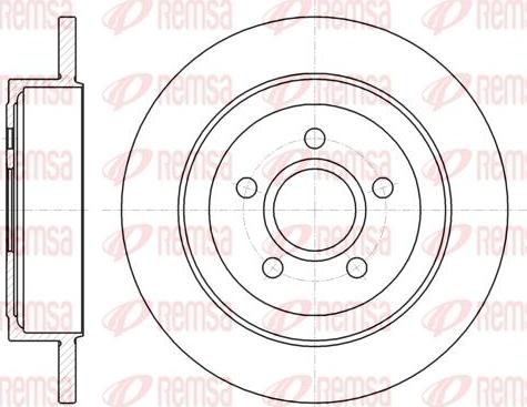 Kawe 61364 00 - Kočioni disk www.molydon.hr