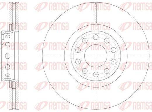 Kawe 61362 10 - Kočioni disk www.molydon.hr