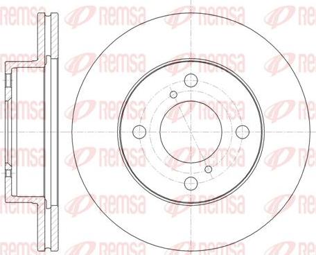 Kawe 61371 10 - Kočioni disk www.molydon.hr