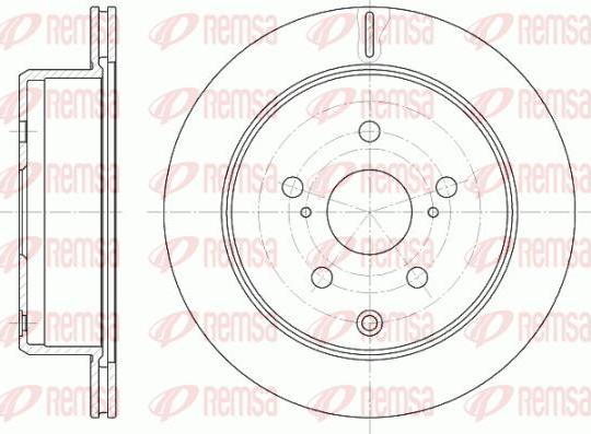 Kawe 61253 10 - Kočioni disk www.molydon.hr