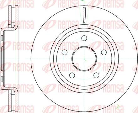 Kawe 61210 10 - Kočioni disk www.molydon.hr