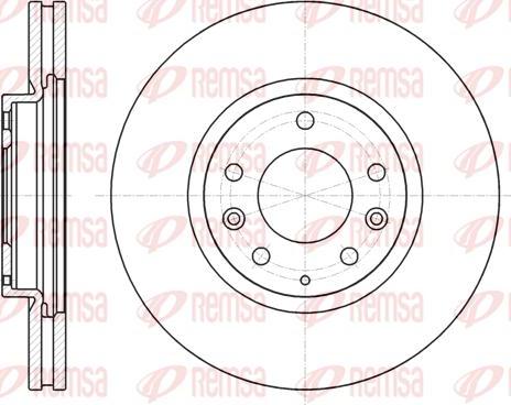 Kawe 61236 10 - Kočioni disk www.molydon.hr