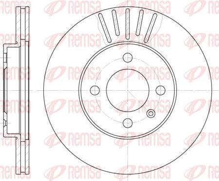 Kawe 6175 10 - Kočioni disk www.molydon.hr