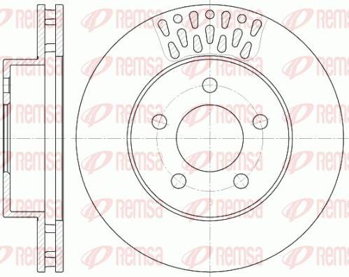 Kawe 6895 10 - Kočioni disk www.molydon.hr