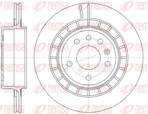 Kawe 6861 10 - Kočioni disk www.molydon.hr