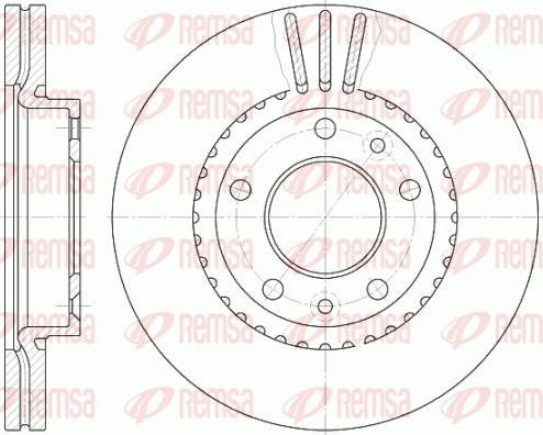 Kawe 6888 10 - Kočioni disk www.molydon.hr