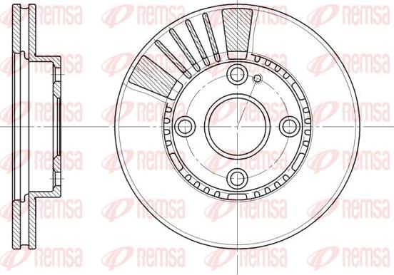 Kawe 6834 10 - Kočioni disk www.molydon.hr