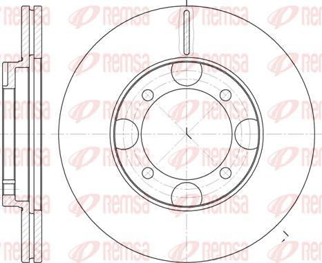 Kawe 6827 10 - Kočioni disk www.molydon.hr