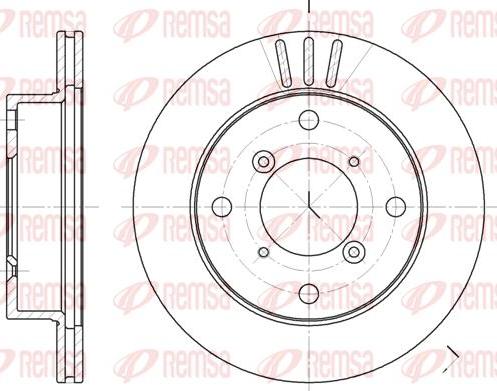 Kawe 6399 10 - Kočioni disk www.molydon.hr